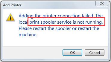 رفع مشکل print spooler service is not running